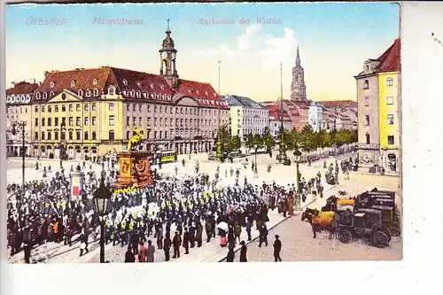 0-8000 DRESDEN, Hauptstrasse, Aufziehen der Wache