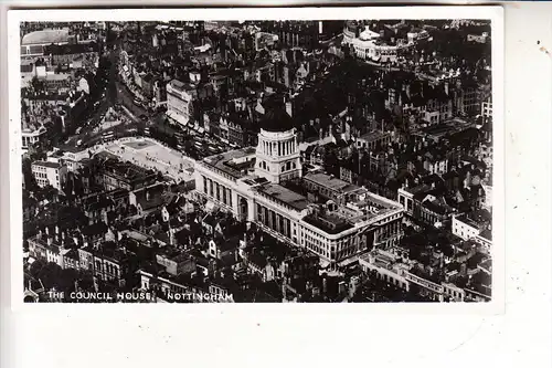 UK - ENGLAND - NOTTINGHAMSHIRE - NOTTINGHAM, Council House, air view, 1951