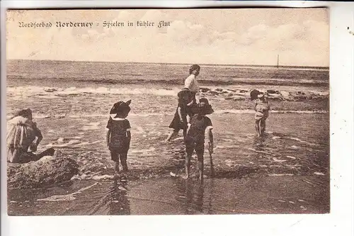2982 NORDERNEY, Kinder am Strand, 1919