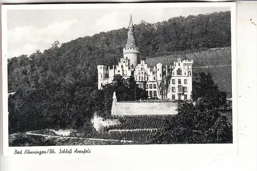 5462 BAD HÖNNINGEN, Schloß Arenfels, 1951