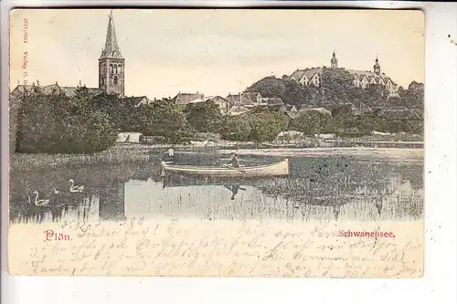 2320 PLÖN, Schwanensee, 1900, kl. Druckstelle
