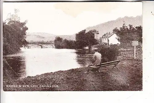 UK - SCOTLAND - STIRLINGSHIRE - CALLANDER, Bridge & Ben Ledi