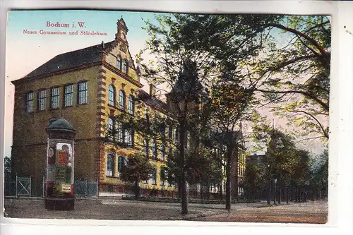 4630 BOCHUM, Neues Gymnasium, Ständehaus, 1928
