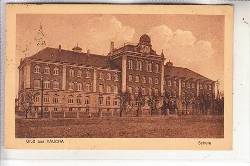 0-7127 TAUCHA, Schule, 1922, franz. Militärpost
