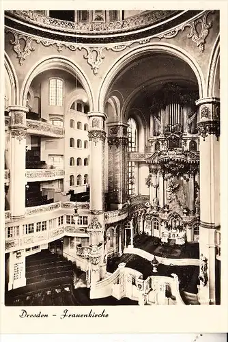 MUSIK - KIRCHENORGEL / Orgue / Organ / Organo - DRESDEN, Frauenkirche vor der Zerstörung