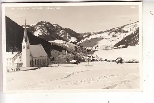 I 39048 WOLKENSTEIN / SELVA, Dorfkirche, 193..., Bahnpost / Ambulant / TPO Bologna-Brennero