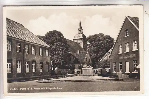 4426 VREDEN, Kriegerdenkmal, Kirche, 1933
