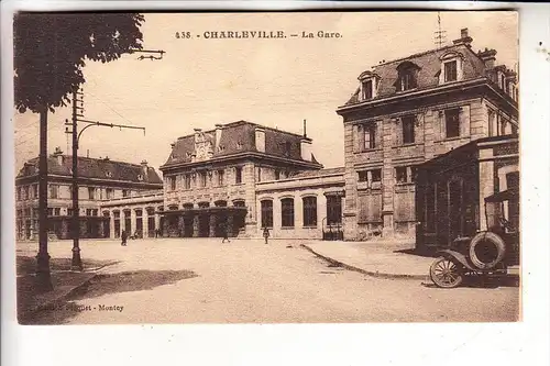 BAHNHOF / Station / La Gare - CHARLEVILLE, Oldtimer