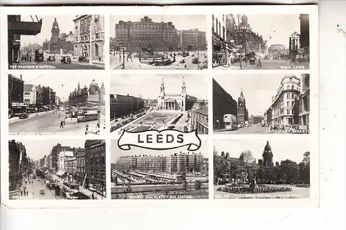 UK - ENGLAND - WEST YORKSHIRE - LEEDS, Multi view, Tax-Vermerk 1961