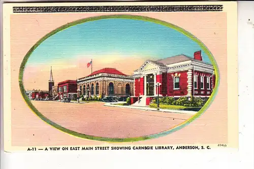 USA / SOUTH CAROLINA / ANDERSON, East Main Street, Carnegie Library