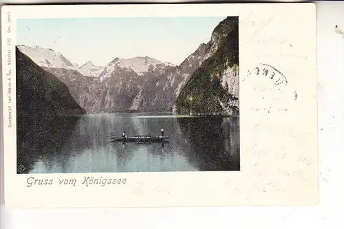 8240 BERCHTESGADEN, Königssee, LUNA-Karte # 750, 1904