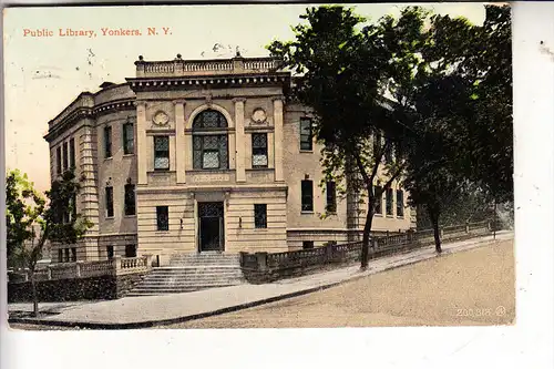 USA - NEW YORK - YONKERS, Public Library, 1912, Valentines