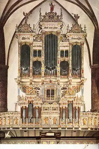 MUSIK - KIRCHENORGEL / Orgue / Organ / Organo - FLENSBURG, St. Nikolai