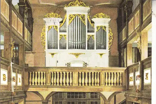 MUSIK - KIRCHENORGEL / Orgue / Organ / Organo - REINHARDTSGRIMMA, Silbermannorgel
