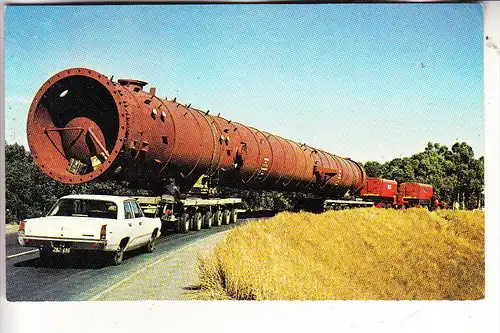 AUTO - Transport, übergrosser Röhrentransport / abnormal load, South Africa, 60ies