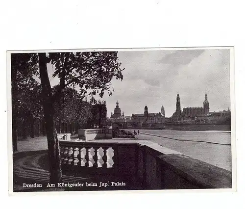 0-8000 DRESDEN, Königsufer am Japanischen Palais, Sonderstempel NS Marine-Ausstellung 1939