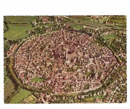 8860 NÖRDLINGEN, Luftaufnahme 60er Jahre