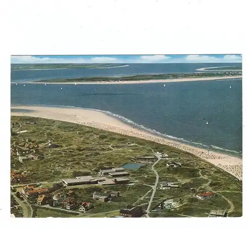 2941 LANGEOOG, Luftaufnahme mit Baltrum