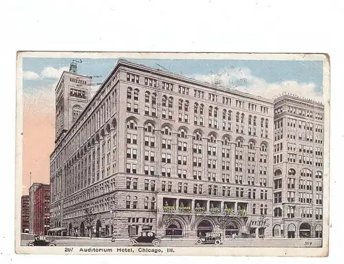 USA - ILLINOIS - CHICAGO, Auditorium Hotel, 1921