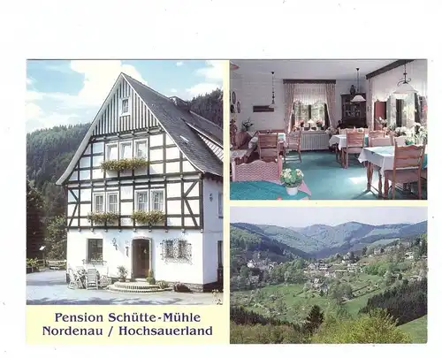 5948 SCHMALLENBERG - NORDENAU, Pension Schütte-Mühle
