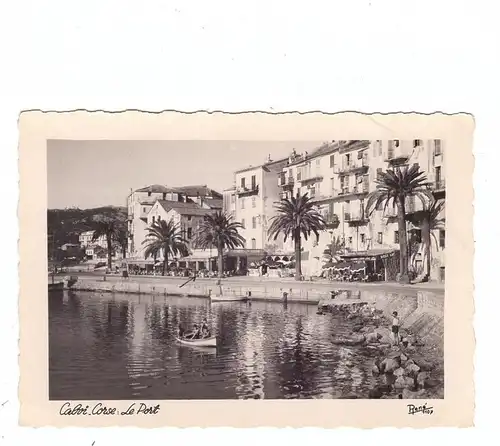 F 20260 CALVI, Le Port, Hotels, 1954