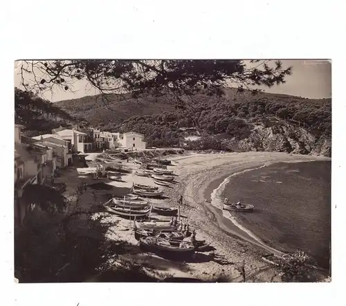 E 17255 BEGUR / BAGUR, Playa de la Riera, 50er Jahre