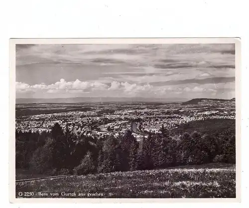 CH 3098 KÖNIZ BE, Golf Hotel Gurtenkulm, Blick auf Bern