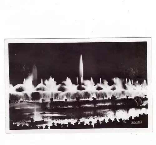 F 78000 VERSAILLES, Fete de nuit, Grandes eaux lumineuses