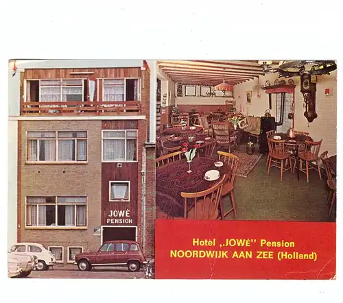 NOORDWIJK - Hotel JOWe, RENAULT 4, FIAT 500