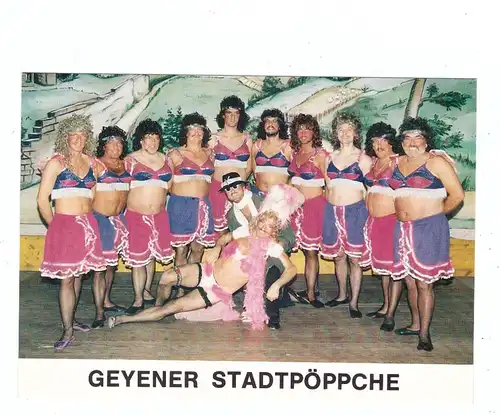 5024 PULHEIM - GEYEN, GEYENER STADTPÖPPCHE, Männerballett