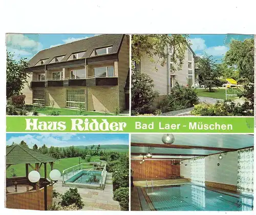 4518 BAD LAER - MÜSCHEN, Haus Ridder, kl. Klebereste