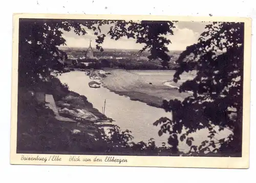 0-2830 BOIZENBURG, Blick von den Elbbergen, 1939