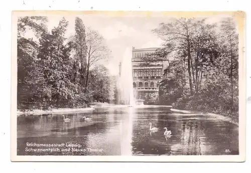 0-7000 LEIPZIG, Schwanenteich, Neues Theater