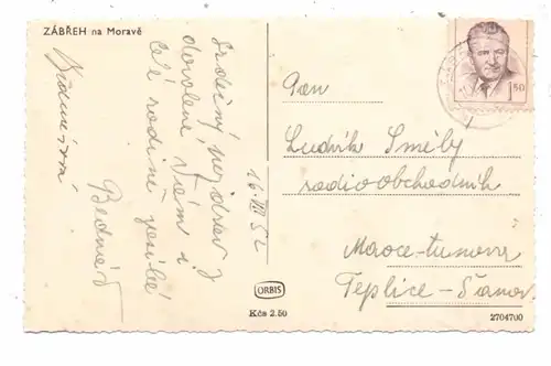 CSR 78901 ZABREH / HOHENSTADT an der March, 1952, Oldtimer