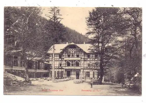 0-3705 ILSENBURG, Hotel "Prinzess Ilse", 1907, nach Oosterbeek / NL befördert