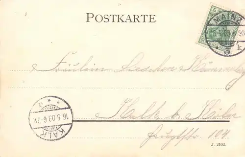 F 67000 STRASBOURG / STRASSBURG, Orangerie, Hauptrestaurant, 1903