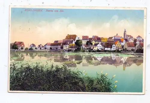 7030 BÖBLINGEN, Partie am See, 1918