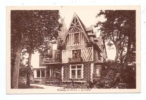 F 91740 PUSSAY, Le Chalet, "unser Geschäftszimmer" zweiter Weltkrieg