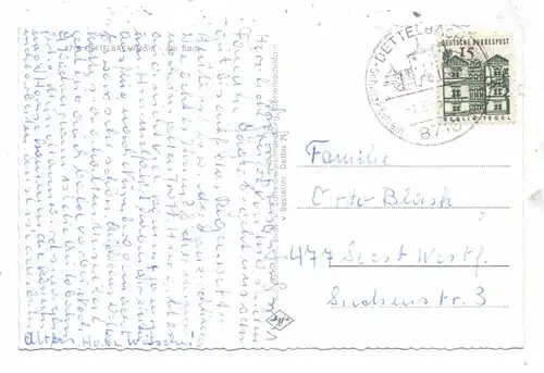 8716 DETTELBACH, Am Bach, 1965, Oldtimer
