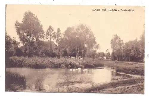 0-2362 WIEK / Rügen, Dorfansicht, 1925