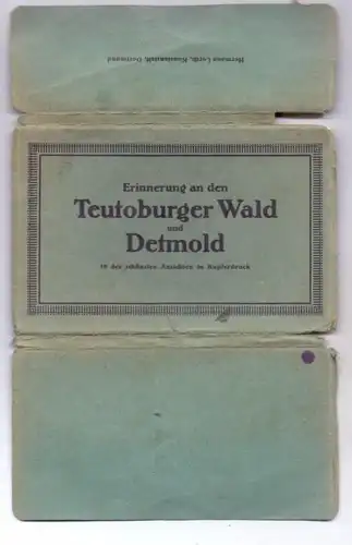 4930 DETMOLD, Detmold und Umgebung, 10er AK-Leporello