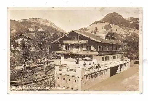 8975 FISCHEN - OBERMAISELSTEIN, Berggasthof Alpenrose, 1937