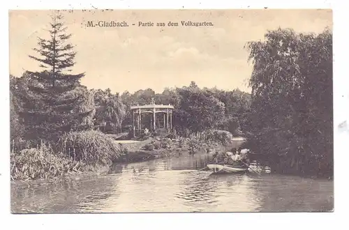 4050 MÖNCHENGLADBACH, Partie aus dem Volksgarten, 1911