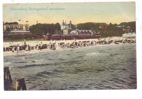 0-2255 HERINGSDORF, Strandleben