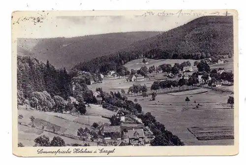 0-9213 RECHENBERG - BIENENMÜHLE - HOLZHAU, Dorfansicht, 1939