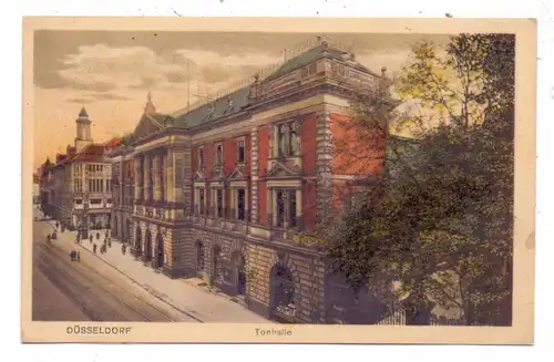 4000 DÜSSELDORF, Tonhalle, franz. Militärpost, 1923