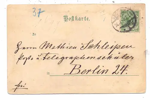 5100 AACHEN, Lousberg, 1899, Lichtdruck