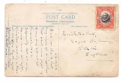 JAMAICA - KINGSTON, Catholic Cathedral, 1920, PANAMA CANAL ZONE  stamp