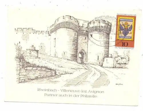 F 30400 VILLENEUVE - LES - AVIGNON, Städtepartnerschaft Rheinbach