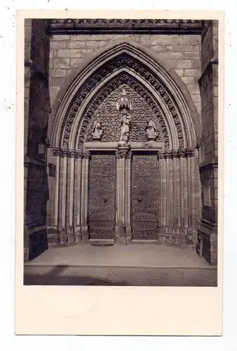 3550 MARBURG, St. Elisabeth - Kirche, Portal, 1940